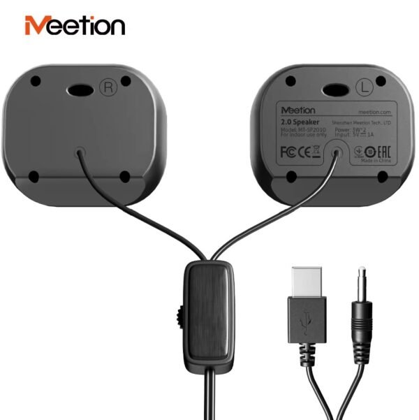 Meetion SP2010 2.0 Ηχείο (3.5mm + USB) - Image 2
