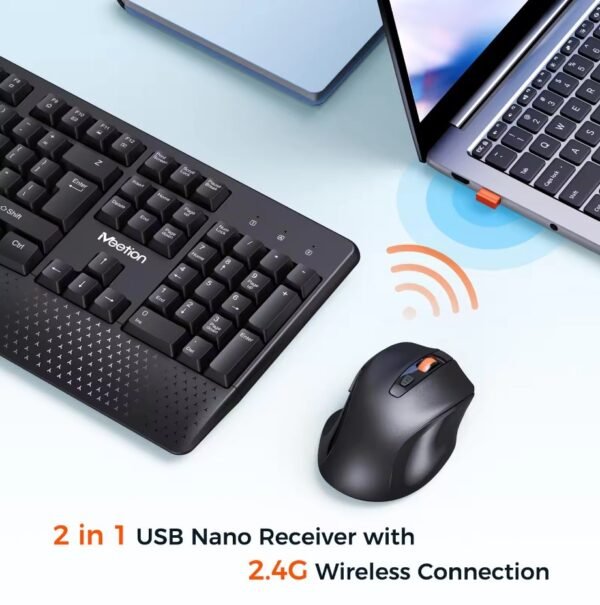 MT-C4130 2.4G Wireless Combo / Μαύρο - Image 2