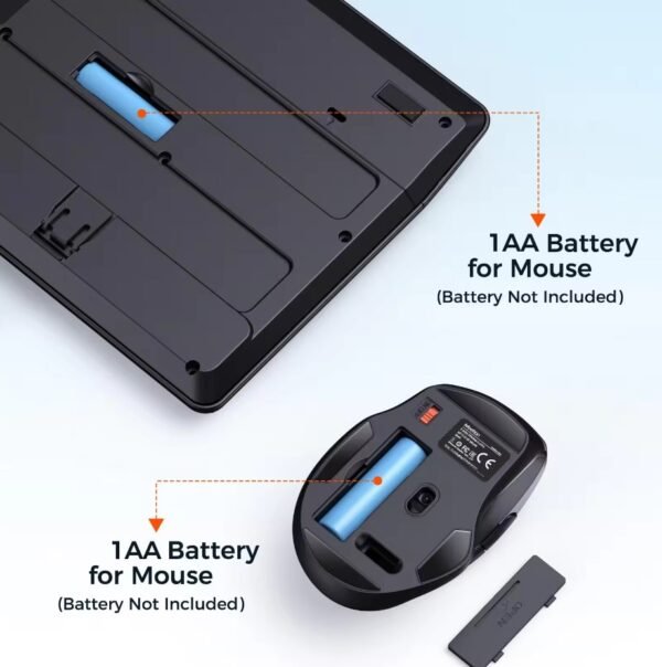 MT-C4130 2.4G Wireless Combo / Μαύρο - Image 5