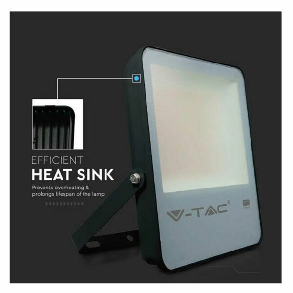 LED 150W Προβολέας 137lm/w IP65 Ψυχρό Λευκό Φως σε Μαύρο χρώμα 20409 Samsung Chip Evolution V-TAC - Image 4