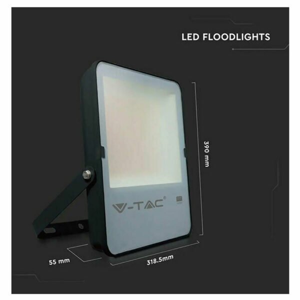 LED 150W Προβολέας 137lm/w IP65 Ψυχρό Λευκό Φως σε Μαύρο χρώμα 20409 Samsung Chip Evolution V-TAC - Image 9