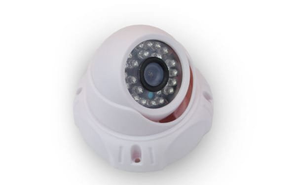 Περιστρεφόμενη CCD κάμερα παρακολούθησης HD με υπέρυθρες εσωτερικού και εξωτερικού χώρου (dom type)