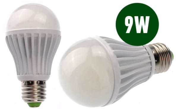 Βιδωτή Λάμπα οικονομίας LED 9W / Ε27 700 lm - Ψυχρό φως