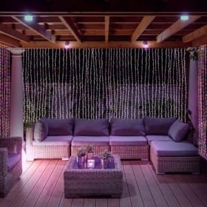 Χριστουγεννιάτικη κουρτίνα 3m με 240 led λαμπάκια  - Πολύχρωμος φωτισμός