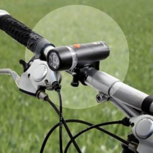 Σετ φώτα ποδηλάτου με 5 λευκά led μπροστά και 5 κόκκινα led πίσω