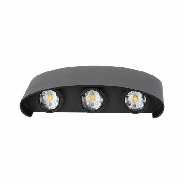 V-TAC 218616 Επιτοίχιο LED φωτιστικό UP-DOWN 5W IP65 μαύρο σώμα 4000K - Image 8