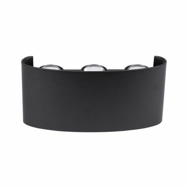 V-TAC 218616 Επιτοίχιο LED φωτιστικό UP-DOWN 5W IP65 μαύρο σώμα 4000K - Image 9