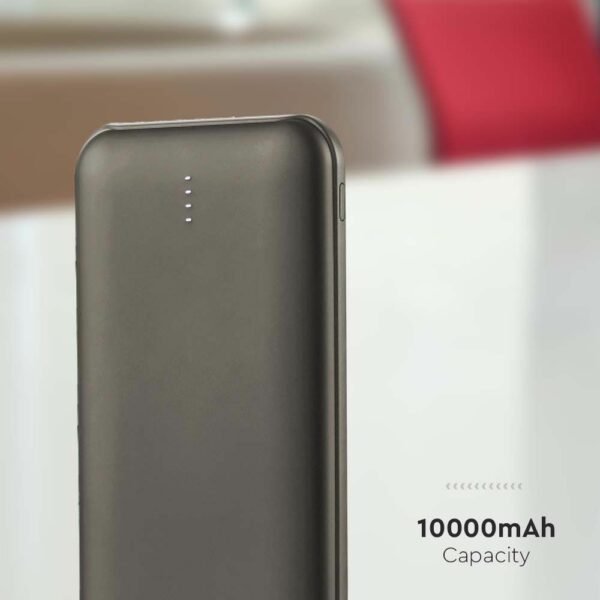 V-TAC 23037 Power bank 10000mAh Γκρι 2 USB + Type-C - Image 5