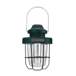 V-TAC 23337 Επαναφορτιζόμενος Φακός για Σκηνή 3W SMD + 5W 230lm IP44 CCT 3 σε 1 Πράσινο Σώμα