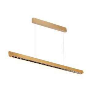 V-TAC 23344 Κρεμαστό Γραμμικό Φωτιστικό LED με Φακό 36W 2880lm 60° IP20 230V Samsung Chip CCT 3 σε 1 Ματ Χρυσό Σώμα