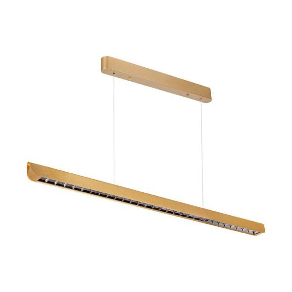 V-TAC 23344 Κρεμαστό Γραμμικό Φωτιστικό LED με Φακό 36W 2880lm 60° IP20 230V Samsung Chip CCT 3 σε 1 Ματ Χρυσό Σώμα