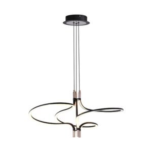 V-TAC 23370 Κρεμαστό Φωτιστικό LED 30W 3350lm IP20 180° Ζεστό Λευκό Χρυσό & Μαύρο Σώμα