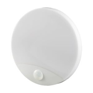 V-TAC 23420 Πλαφονιέρα 15W LED PIR Sensor SAMSUNG CHIP 3IN1 Round με Λευκό Σώμα IP44