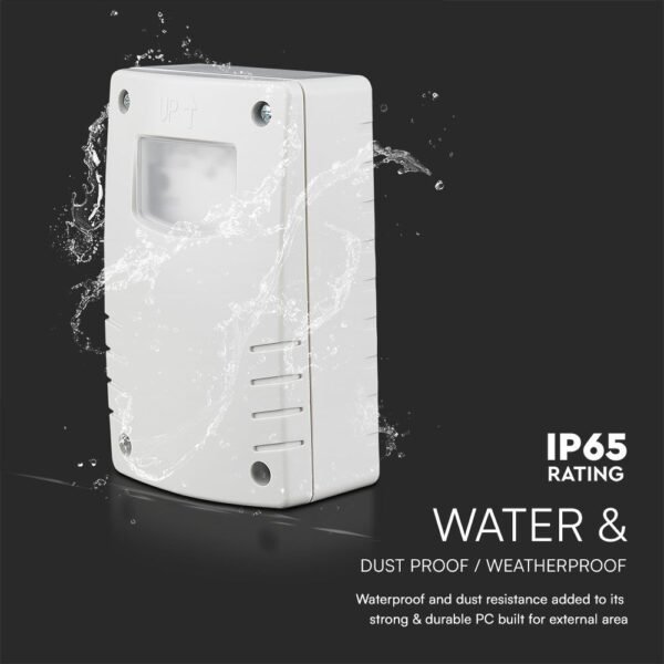 V-TAC 23423 Ανιχνευτής Μέρας-Νύχτας IP65 Λευκός - Image 7