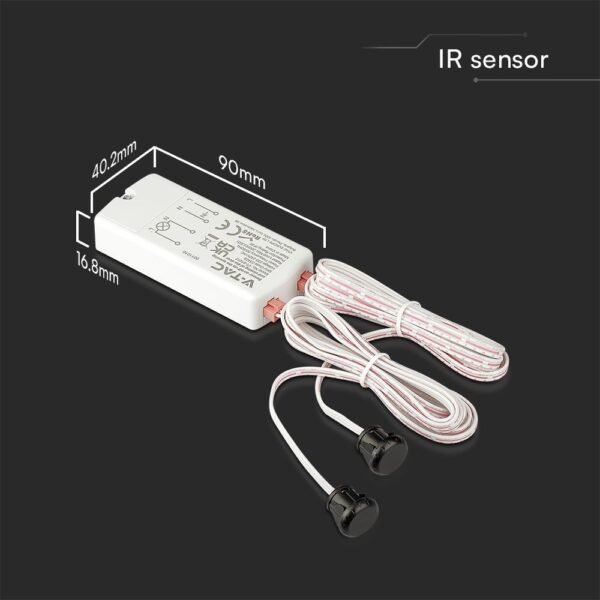 V-TAC 23428 Ανιχνευτής Κίνησης Υπερύθρων 220-240V/AC σε Λευκό Χρώμα - Image 3