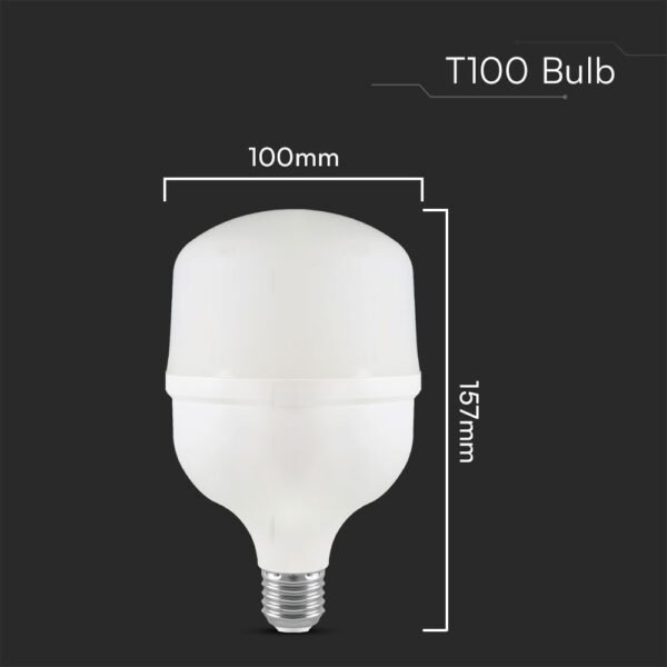 V-TAC 23570 Λάμπα LED 30W Πλαστική T100 4000K Φυσικό Λευκό Φως - Image 4