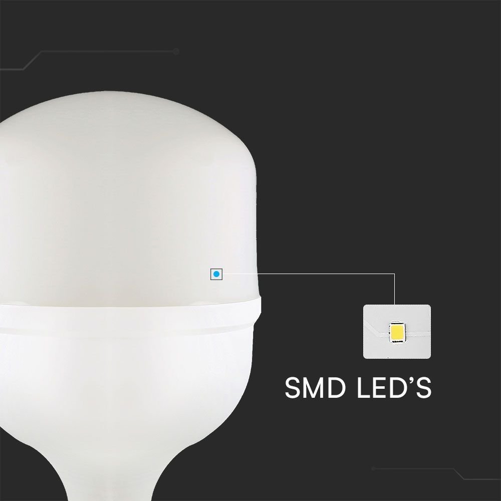 V-TAC 23572 Λάμπα LED 40W Πλαστική T120 4000K E27 σε Φυσικό Λευκό Φως - Image 5