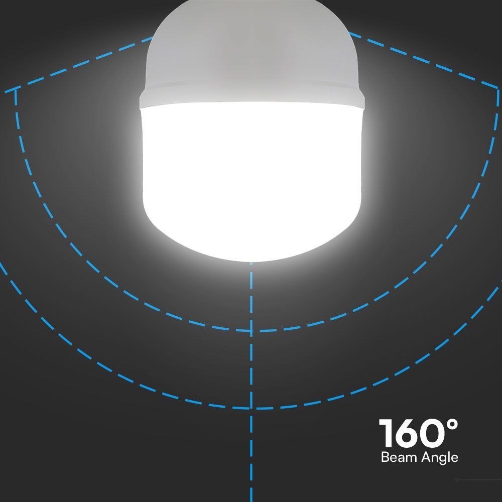 V-TAC 23572 Λάμπα LED 40W Πλαστική T120 4000K E27 σε Φυσικό Λευκό Φως - Image 7