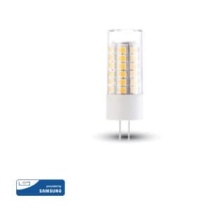 Λάμπα LED Spot 12V G4 3.2W Samsung Chip 3000K-Θερμό Λευκό V-TAC 131 Πλαστική