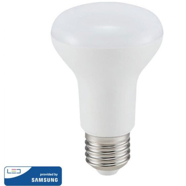 Λάμπα LED με chip SAMSUNG 8W Καθρέπτου/R63 E27 4000K Ουδέτερο Λευκό V-Tac 142