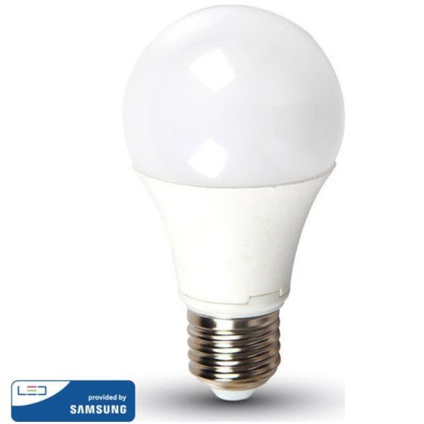 LED Plastic Samsung Chip Τύπου Αχλάδι A65 15W E27 Θερμό Λευκό-3000K V-Tac 159