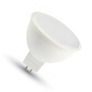 Λάμπα Led 7W 110° 6400K Ψυχρό Λευκό MR16 GU5.3 με γαλακτερό κάλυμμα