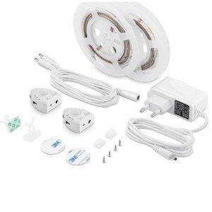 Σετ Ταινία LED Dimmable 6W με Ανιχνευτή Κίνησης για Διπλό κρεβάτι 2X1.2M  Θερμό Λευκό 3000K V-Tac 2550