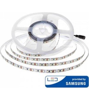 LED Ταινία 12W Samsung Chip Dimmable 12V 1200lm/m Θερμό Λευκό 3000Κ IP 20 5 Μέτρα V-Tac 323