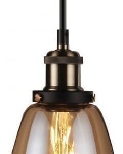 Κρεμαστό Φωτιστικό 1Φ Amber Γυαλί V-TAC 3736
