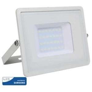 Προβολέας LED 30W Samsung Chip 4000K-Ουδέτερο Λευκό V-TAC 404 Λευκός