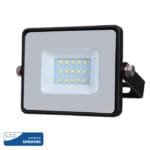 Προβολέας LED 10W Samsung Chip 6400K-Ψυχρό Λευκό Μαύρος V-TAC 426