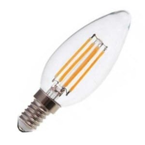 Λάμπα Κερί Led 4W 2700K Θερμό Λευκό E14