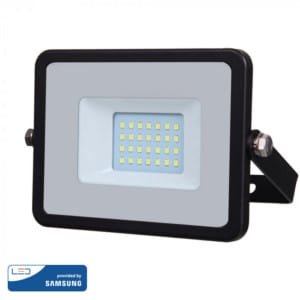 Προβολέας LED 20W Samsung Chip 6400K-Ψυχρό Λευκό V-TAC 441 Μαύρος