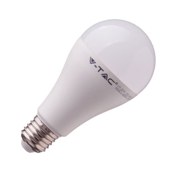 LED Λάμπα με 1350 lumens 15W E27 A65 Ουδέτερο Λευκό 4000Κ V-Tac 4454