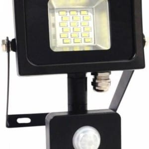 Προβολέας LED 10W Sensor SMD 4500K-Ουδέτερο Λευκό V-TAC 5724 Μαύρος