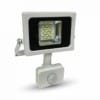 Προβολέας LED 10W Sensor SMD 6000K-Ψυχρό Λευκό V-TAC 5748 Λευκός-Μαύρος