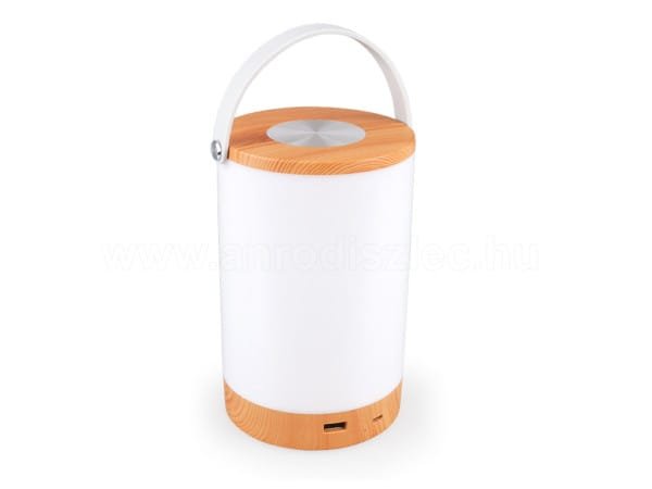 Πορτατίφ LED 6W USB Επαναφορτιζόμενο Λευκό-Ξύλο V-TAC 7049