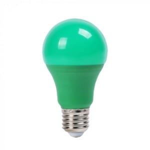 Λάμπα Χρωματιστή Led 9W Πράσινη A60 E27 V-Tac 7343
