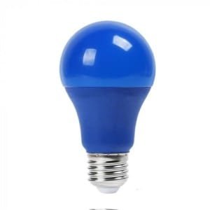 Λάμπα Χρωματιστή Led 9W Μπλε A60 E27 V-Tac 7344