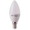 LED Λάμπα 5.5W E14 Κερί C37 CRI 95+ Θερμό Λευκό 2700Κ V-Tac 7494