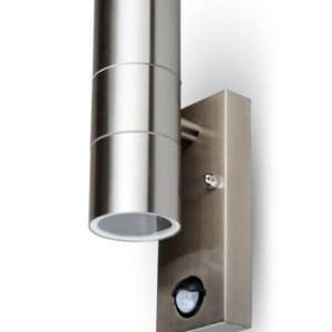 Φωτιστικό Σποτ 2xGU10 Sensor Ανοξείδωτο Ατσάλι Χρώμιο V-TAC 7503