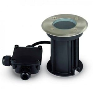 Χωνευτό Φωτιστικό Δαπέδου GU10 Ανοξείδωτο Ατσάλι V-TAC 7515