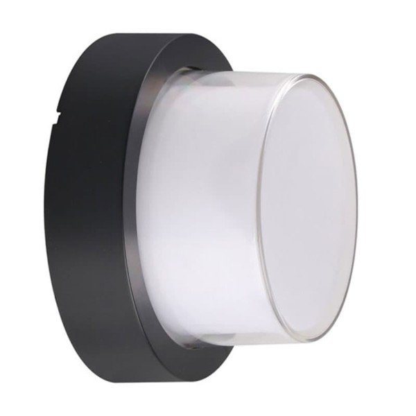 Απλίκα LED Στεγανή IP65 Πλαστική 12W 900 lms Μαύρη 4000K Ουδέτερο Λευκό V-Tac 8542