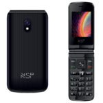 NSP 2600DS (8340444) Μαύρο κινητό τηλέφωνο Flip 2G με πλήκτρα