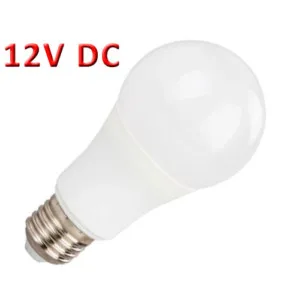 Λάμπα LED A60 6W 12V DC E27