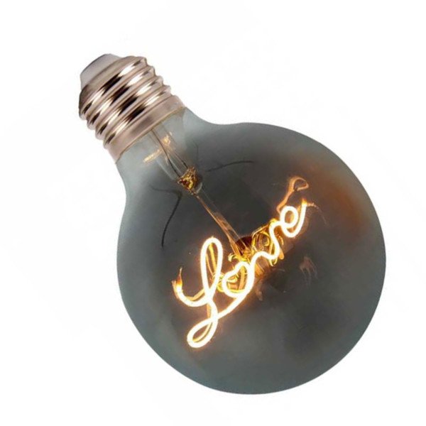 Λάμπα LED Filament Special Love 5W G125 E27 2700 V-TAC 2700, 2200K Πολύ Θερμό Λευκό - Image 3