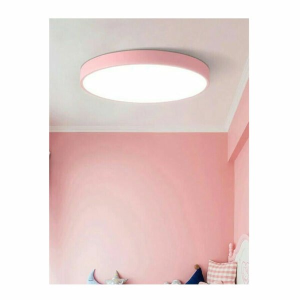 Πλαφονιέρα/Οροφής LED 14W 3000-6000K και 28W 4000K, με ρύθμιση CCT IP20 3269 Ανοιχτό Κόκκινο-Ροζ/Λευκό Spotlight - Image 2