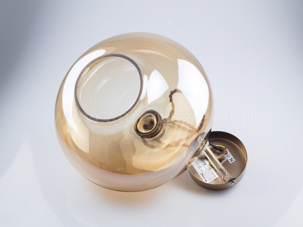 Κρεμαστό Φωτιστικό 1Φ Amber Γυαλί V-TAC 3741 - Image 4