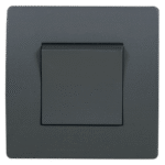 EL BASIC TG115 1 BUTTON CROSS WAY SWITCH GRAPHITE-