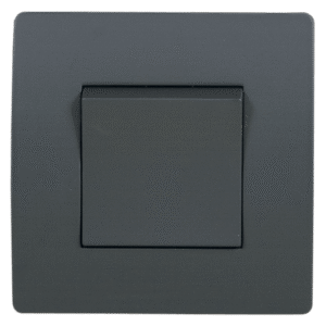 EL BASIC TG115 1 BUTTON CROSS WAY SWITCH GRAPHITE-
